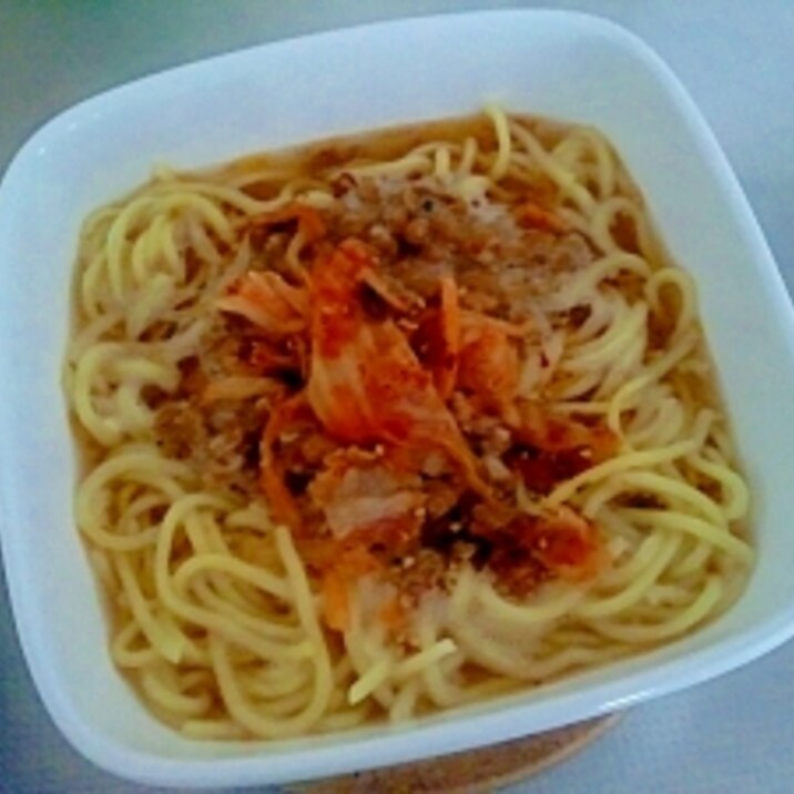 納豆キムチで！アレンジ中華麺＋＋